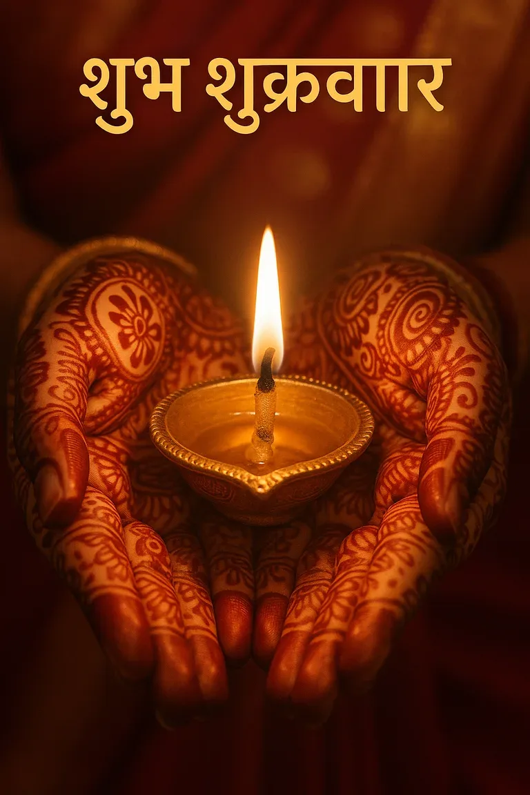Vertical 9:16 Indian good-morning greeting card, crisp premium composition, WhatsApp-forward style but tasteful, no watermark, no border, no